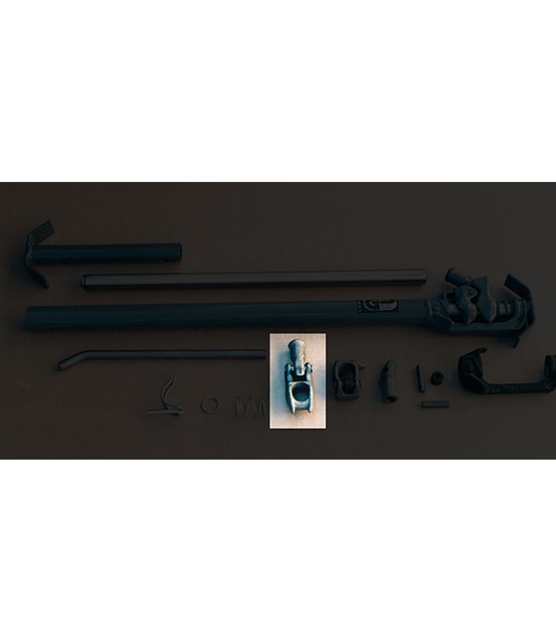 Klemmplatte mit Tülle