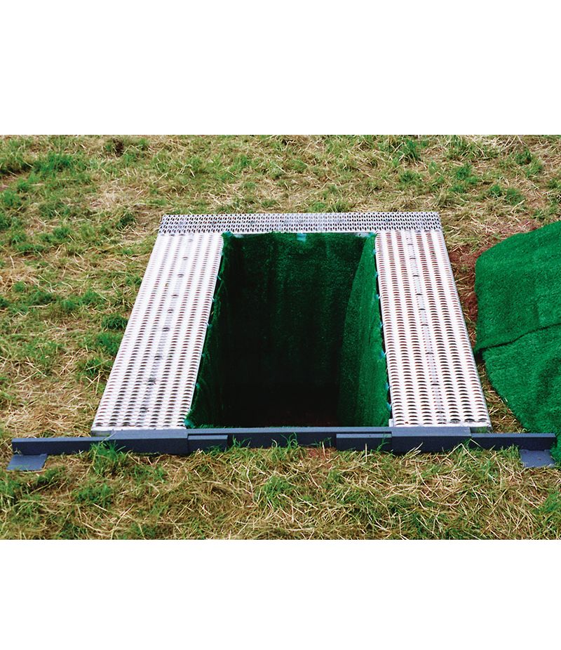 Grabmattenset mit Haken, 150 cm tief hängend