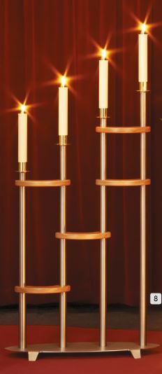 Leuchter, 4-lichtig, links