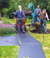 Geh- und Fahrplatten aus Kunststoff 