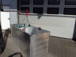 Stirnteile aus Aluminium-Bordwandprofilen, Preis pro Paar