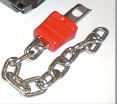 Ersatzschlüssel mit Kette für Münzschloss 