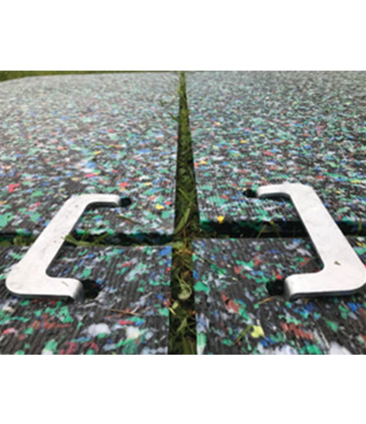 Fahrplatten-Schnellverbinder aus Stahl 